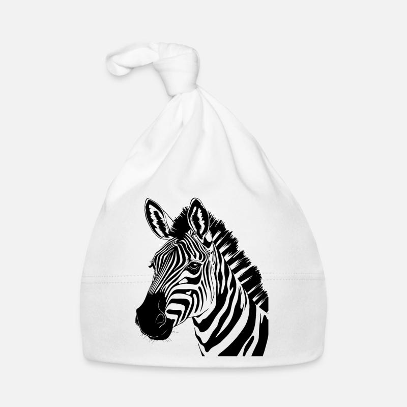 zebra kopf Baby Bio-Mütze