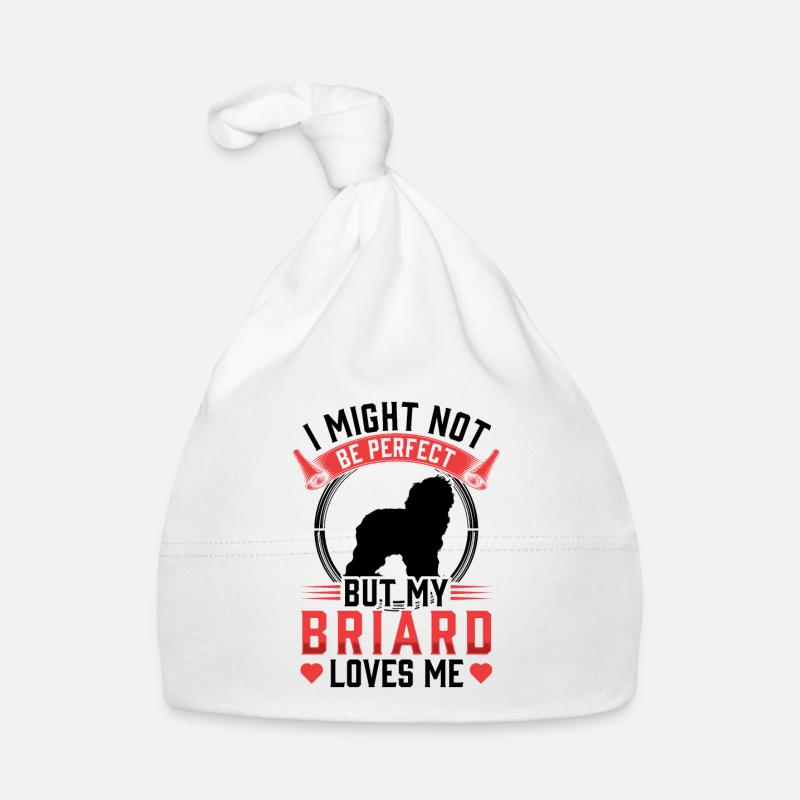 Briard ist nicht perfekt Berger de Brie Baby Bio-Mütze
