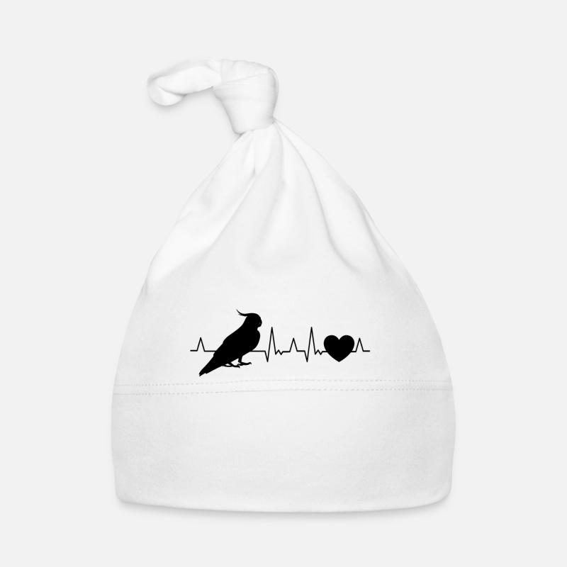 Budgie Welli Parakeet Heartbeat Organic Baby Cap