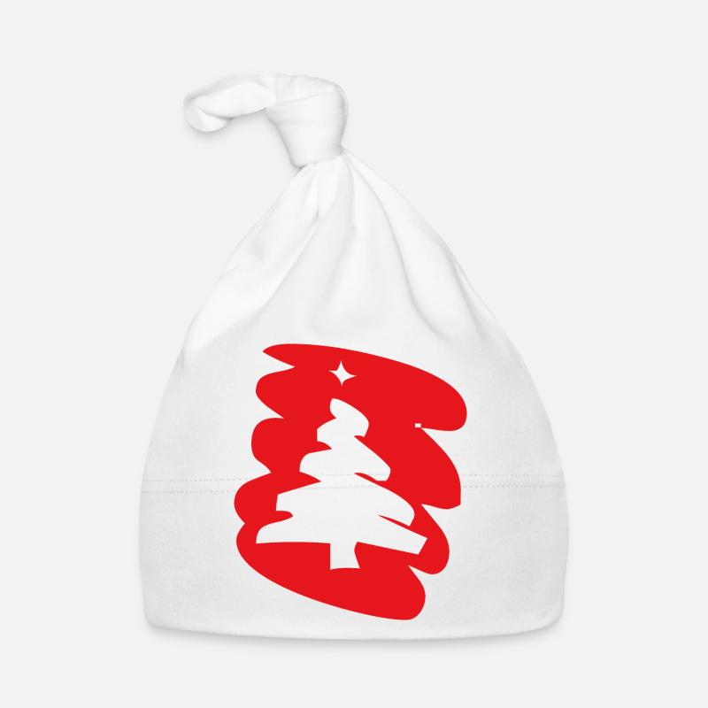 Weihnachtsbaum Baby Bio-Mütze