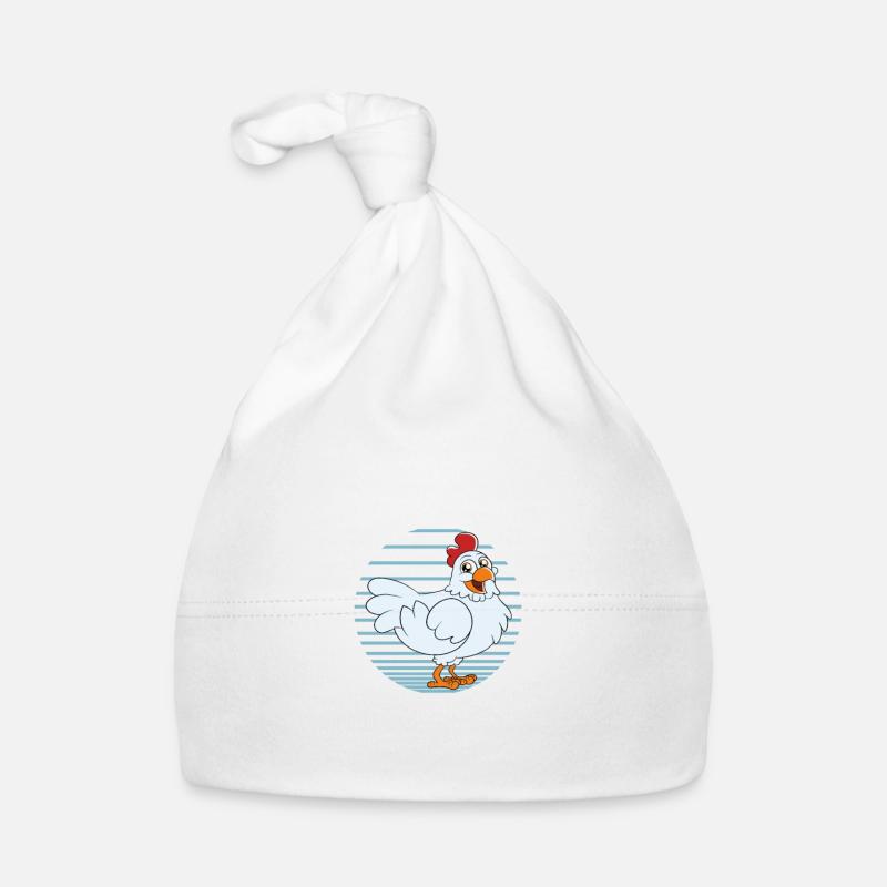Drôle De Poulet Dire Poulet Bonnet bio Bébé
