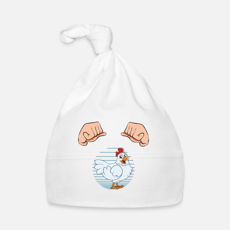 Drôle De Poulet Dire Poulet Bonnet bio Bébé