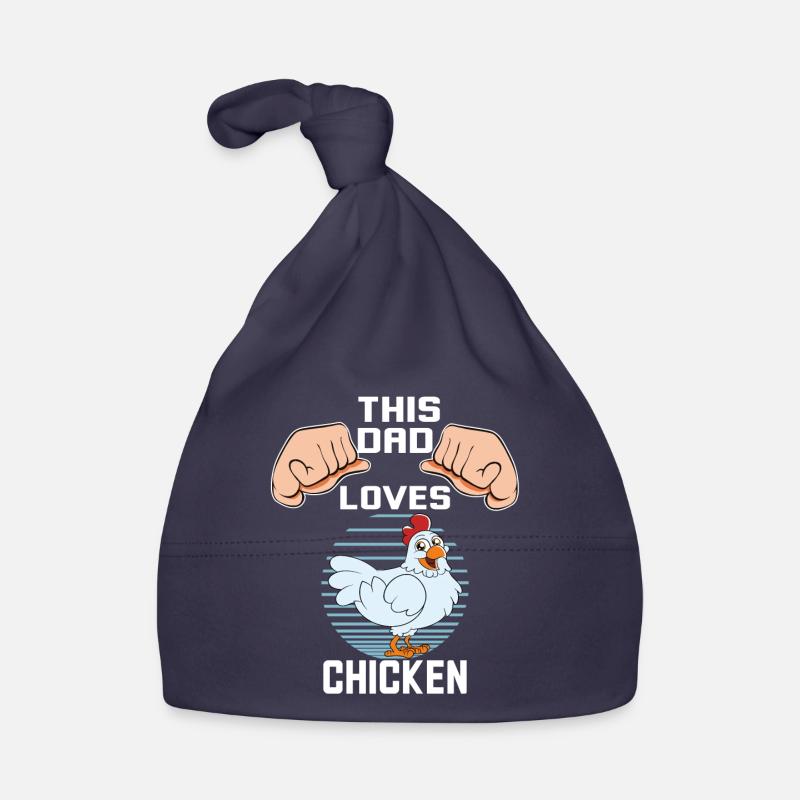 Funny Chicken Saying Chicken Organic Baby Cap