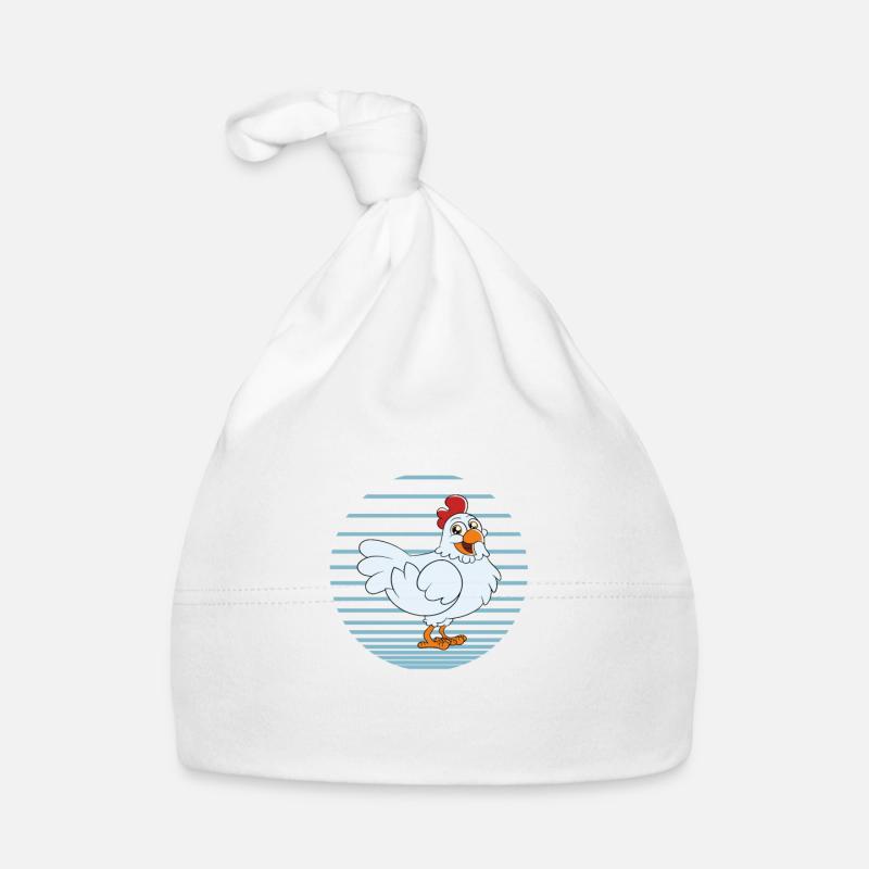 Drôle De Poulet Dire Poulet Bonnet bio Bébé