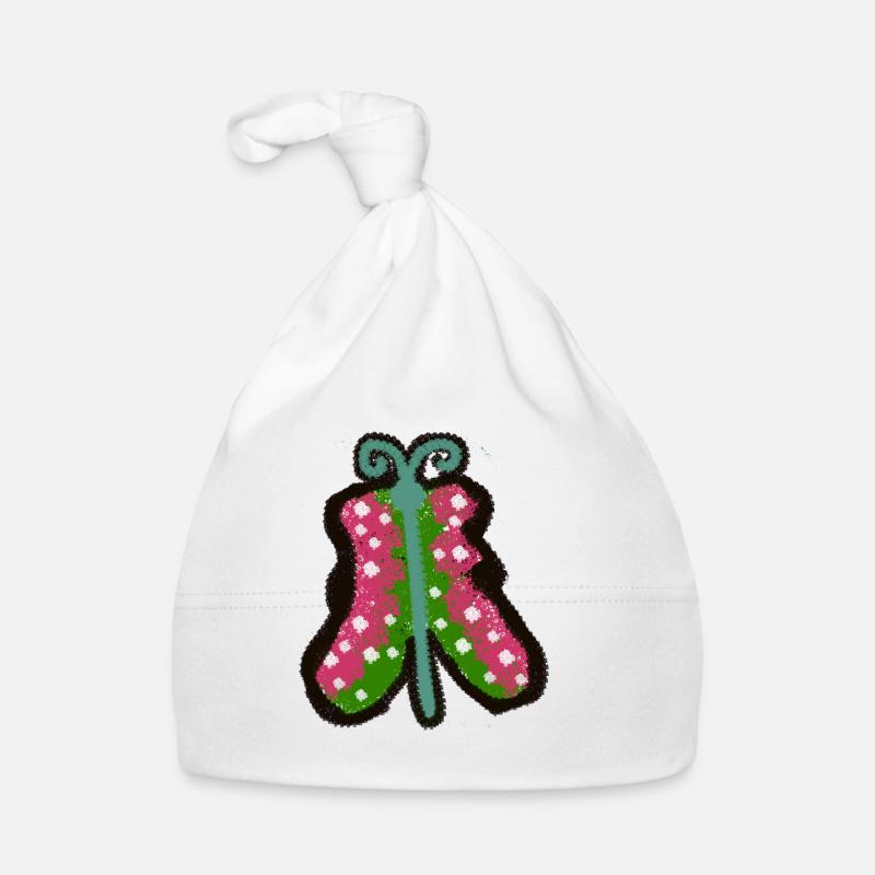 Été Papillon Insecte Insecte Papillon Enfant Bonnet bio Bébé