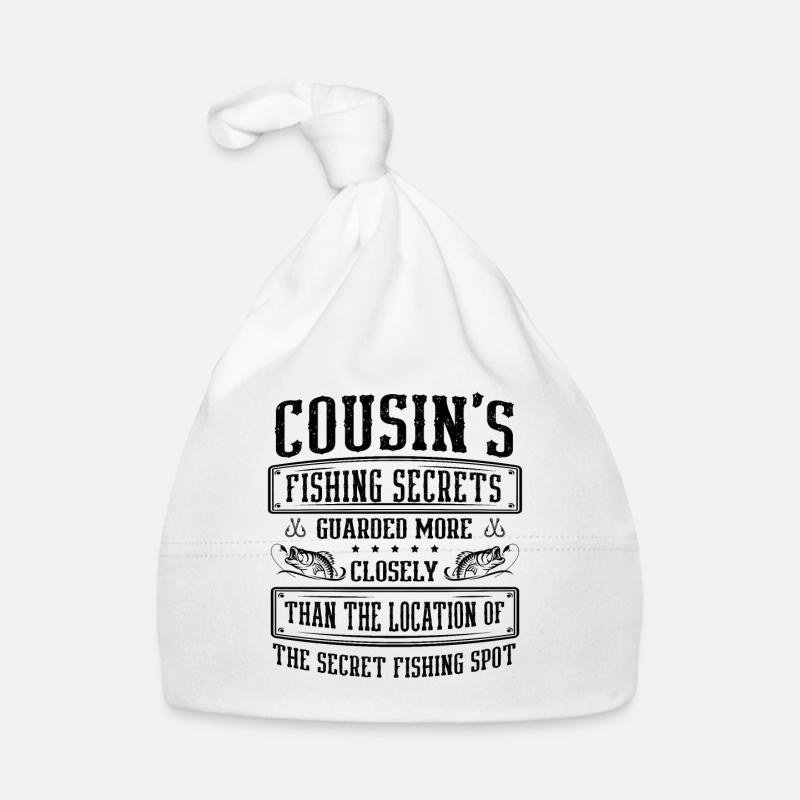 Pêche Cousin Pêcheur Cousins Drôle Poisson Perfec Bonnet bio Bébé