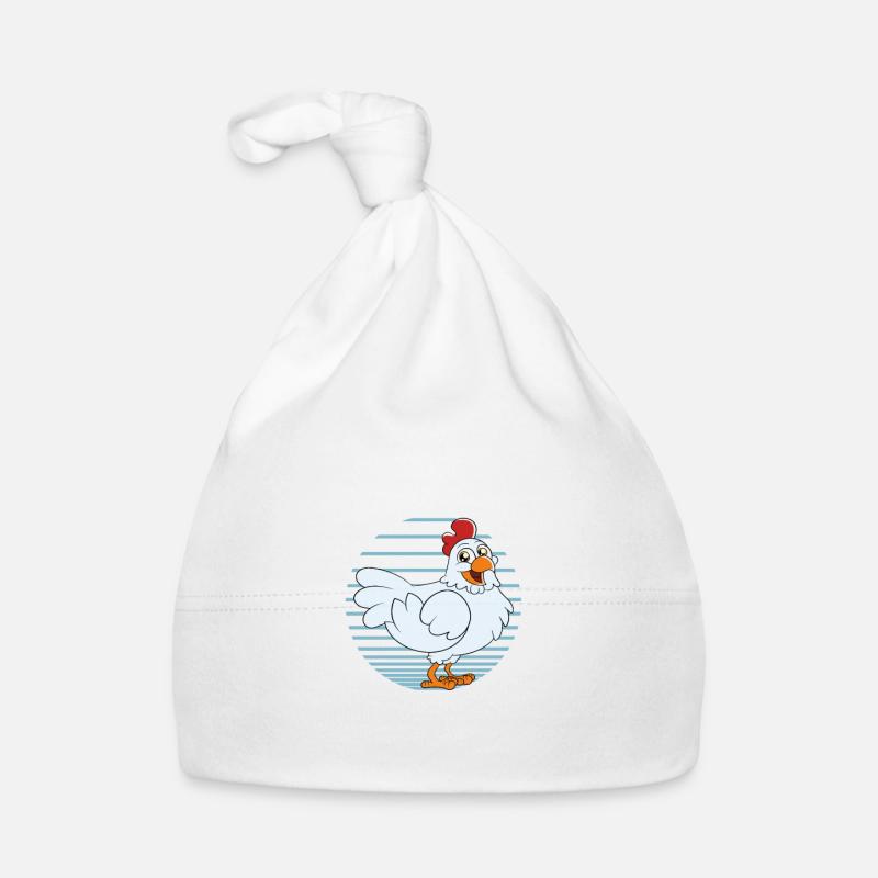 Drôle De Poulet Dire Poulet Bonnet bio Bébé