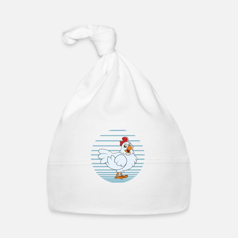 Drôle De Poulet Dire Poulet Bonnet bio Bébé