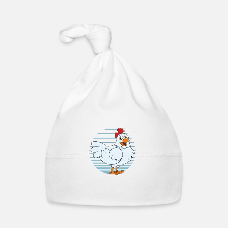 Drôle De Poulet Dire Poulet Bonnet bio Bébé