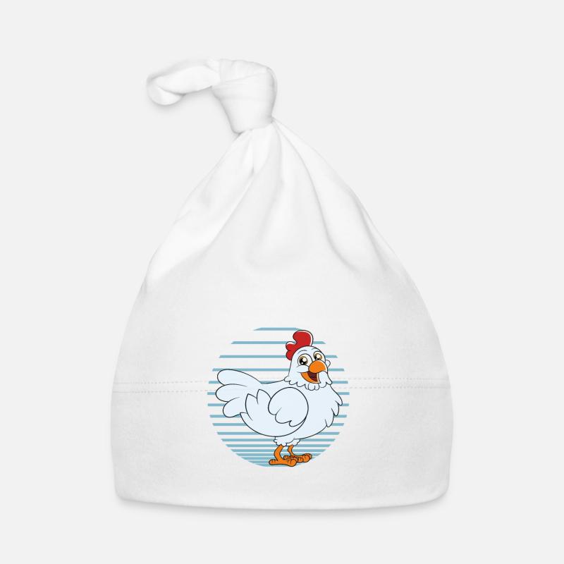 Drôle De Poulet Dire Poulet Bonnet bio Bébé