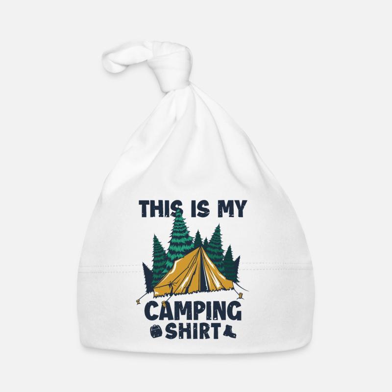 C’est mon camping de glamping de vêtements de camping Bonnet bio Bébé