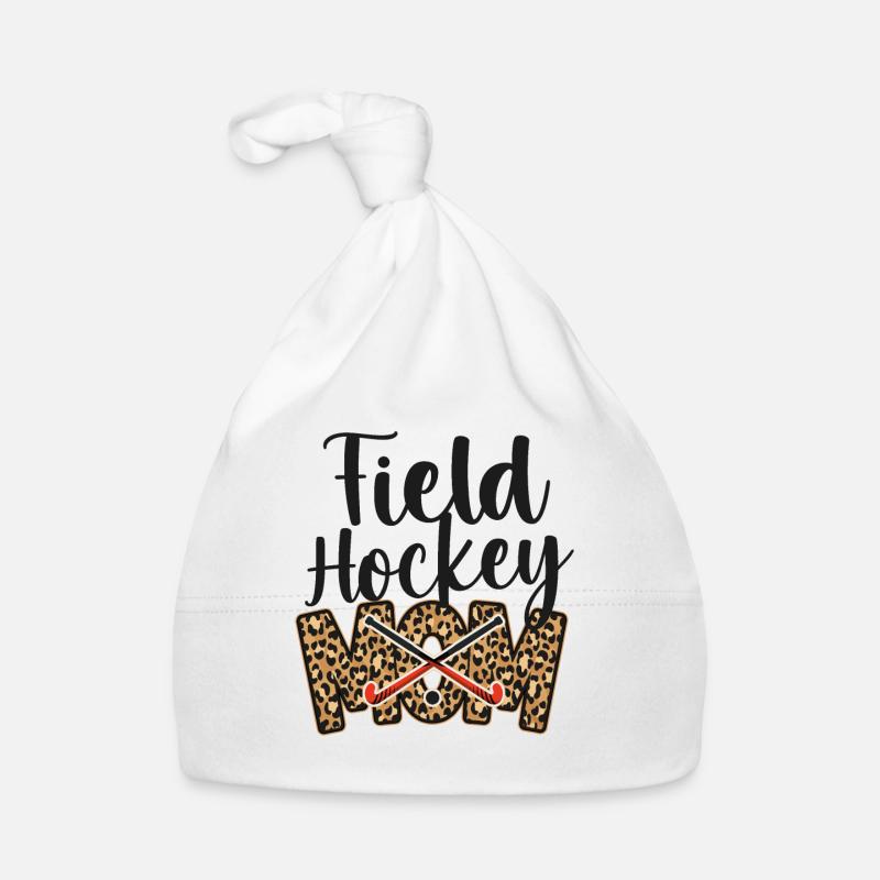 Field Hockey Mom Leopard Cheetah Baby Bio-Mütze