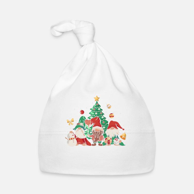 Gnomies Weihnachten Baby Bio-Mütze