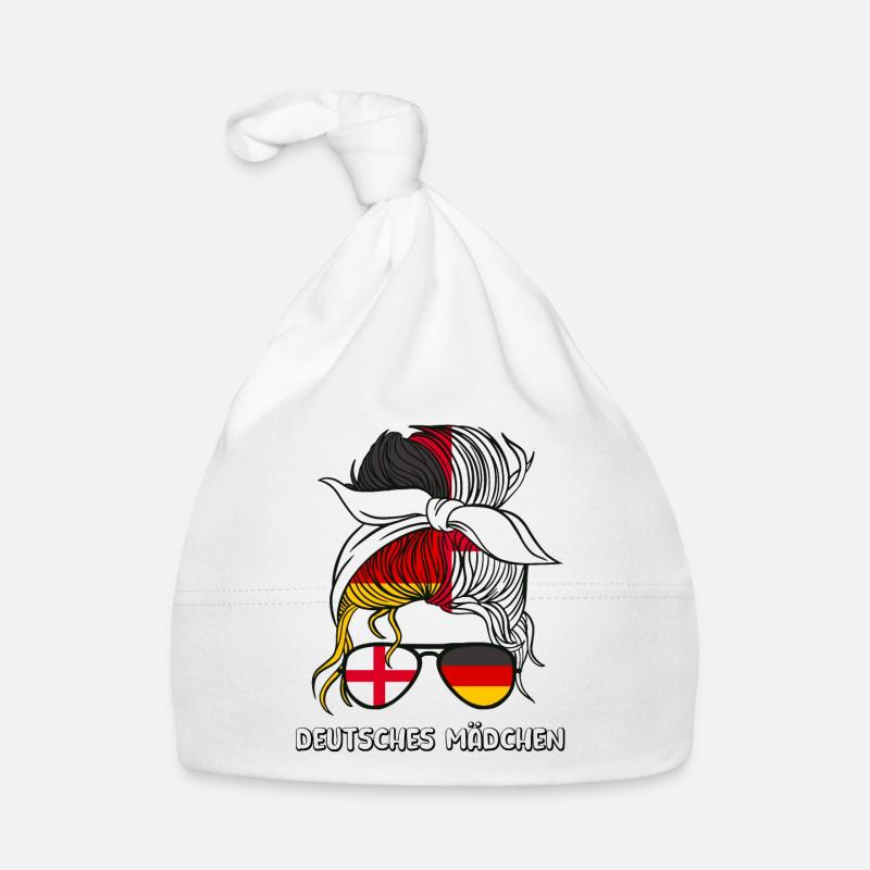 Deutsches Mädchen German Girl Germany England Organic Baby Cap