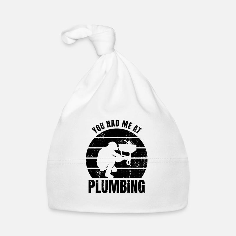 Plumber Lover Organic Baby Cap