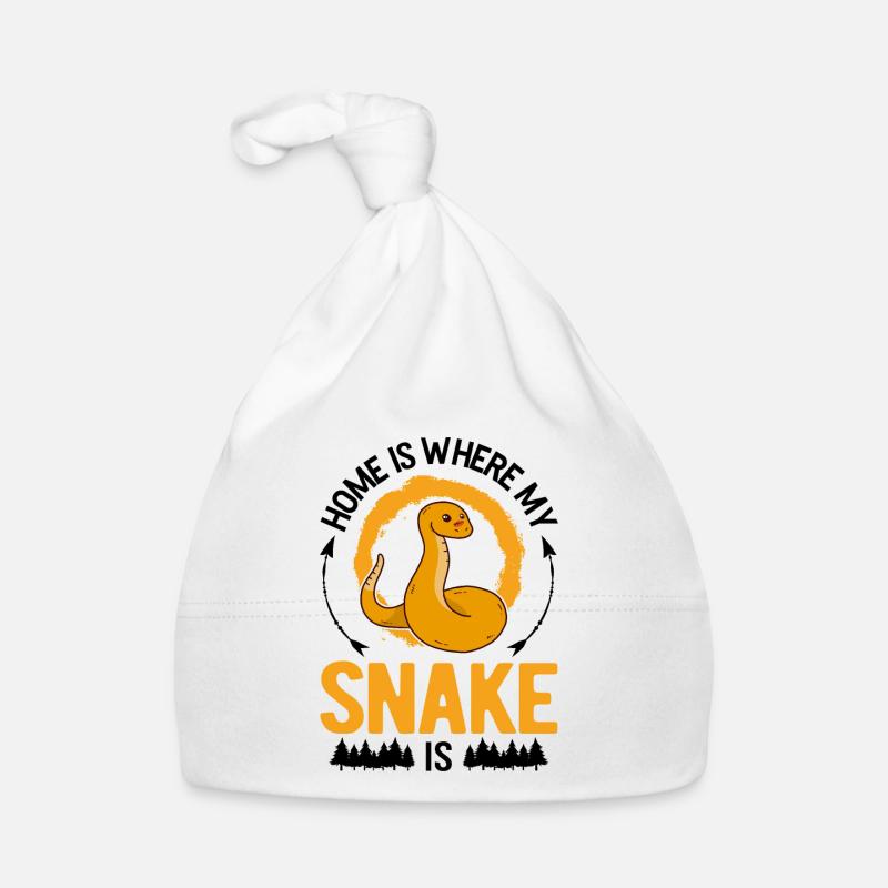 La maison, c’est là où est mon serpent Bonnet bio Bébé
