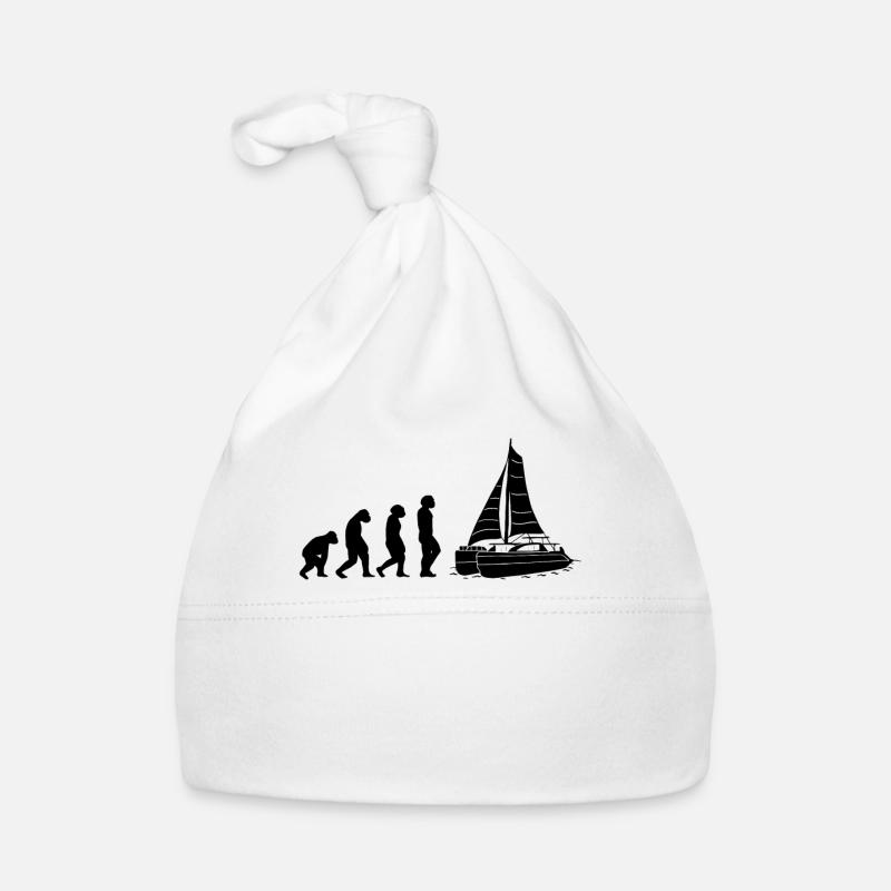 Catamaran-Boot Segelboot Segeln Segler Evolution Baby Bio-Mütze