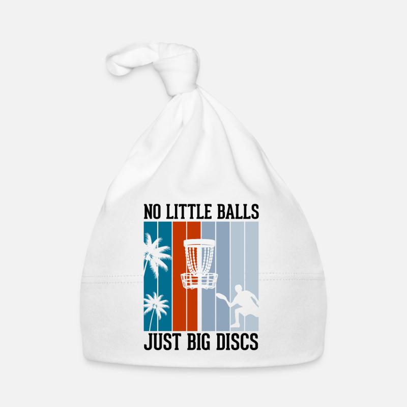 No little balls Just big Discs Discgolf Baby Bio-Mütze