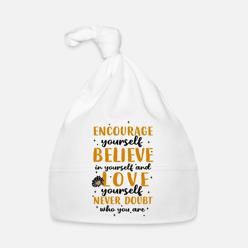Encouragez la foi dont l’amour ne doute jamais Bonnet bio Bébé
