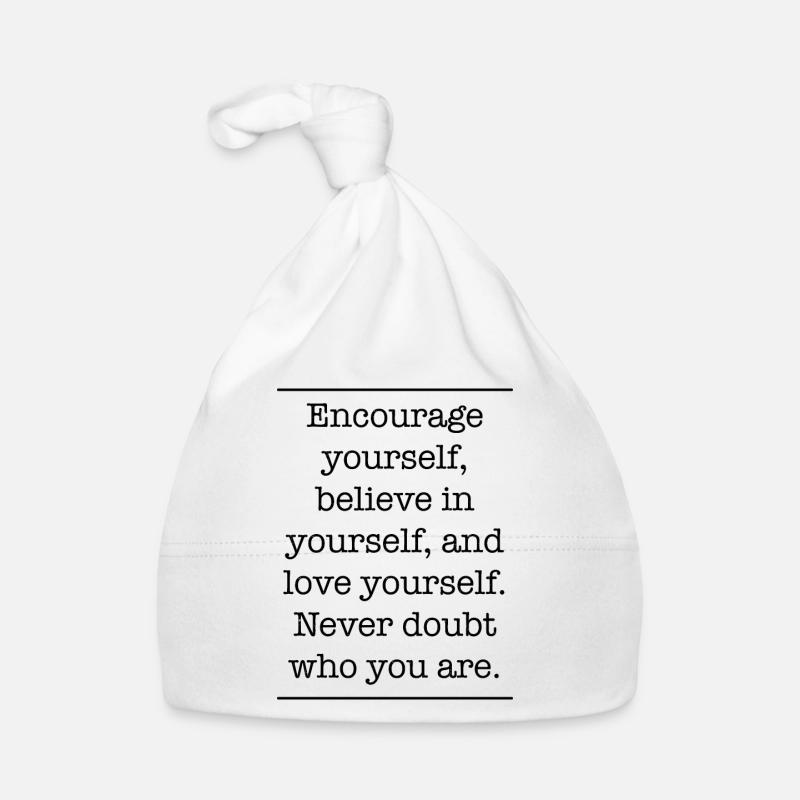 Encouragez la foi dont l’amour ne doute jamais Bonnet bio Bébé