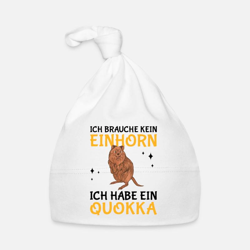 Ich habe ein Quokka Beuteltier Australien Baby Bio-Mütze