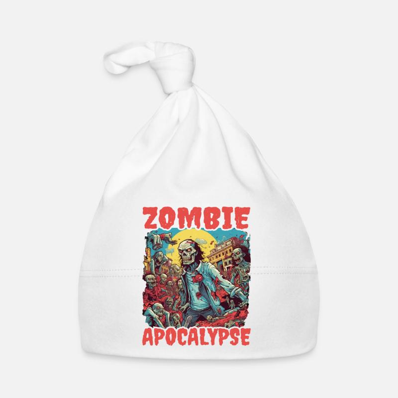 Je m’entraîne pour l’apocalypse zombie 15 Bonnet bio Bébé