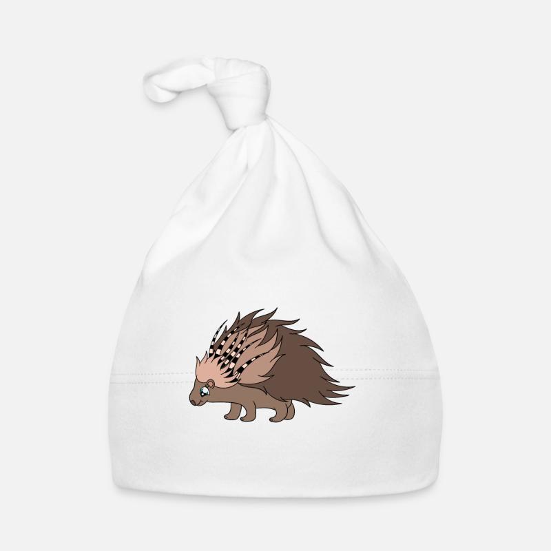 Mignon Porc-épic Drôle Bonnet bio Bébé