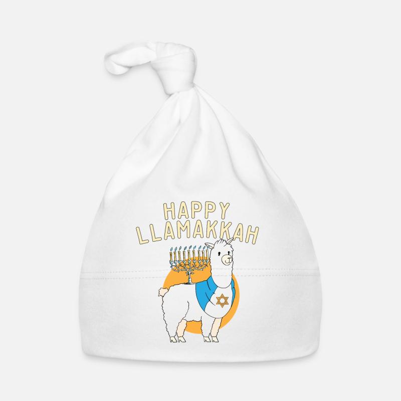 Juif Hanoukka Joyeux Llamakkah Chrismukkah Lama Bonnet bio Bébé