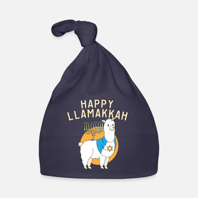 Juif Hanoukka Joyeux Llamakkah Chrismukkah Lama Bonnet bio Bébé