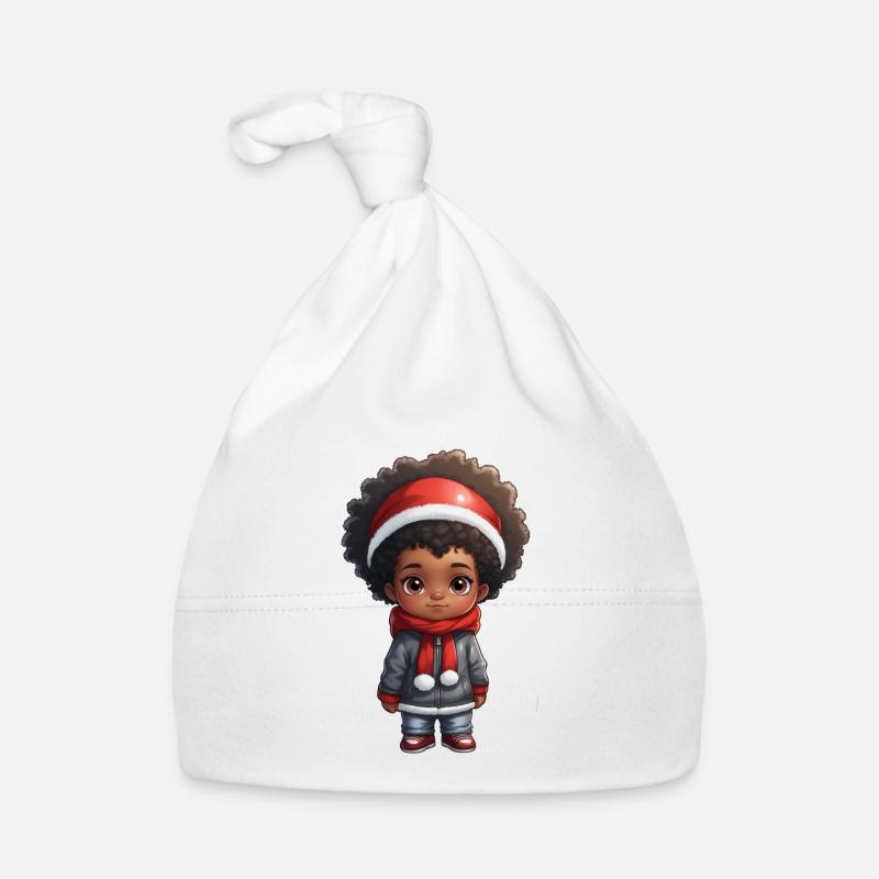 Geschenkidee Weihnachten Kind 0-8 Baby Bio-Mütze