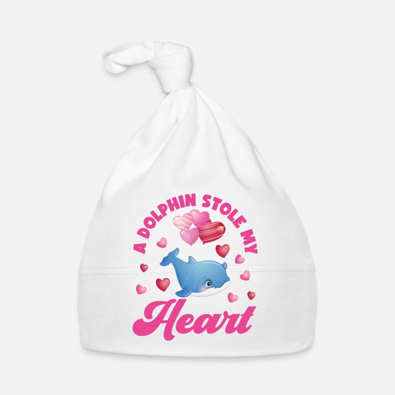 Dauphin Saint Valentin Un Dauphin Bonnet bio Bébé