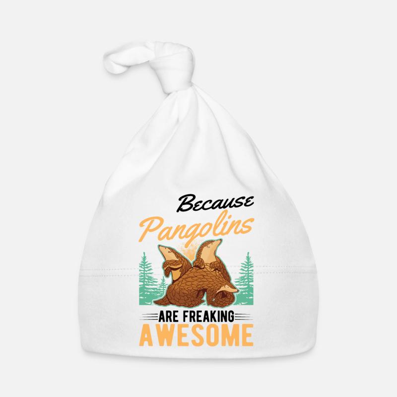 Pangolin Cadeau Pangolin Bonnet bio Bébé