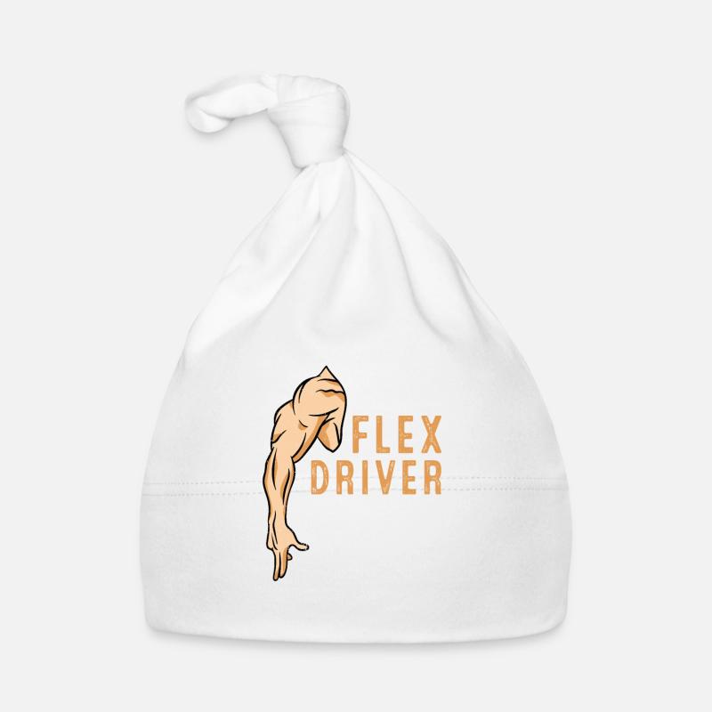 Flex Driver for Delivery Drivers Cool Courier Pun Organic Baby Cap