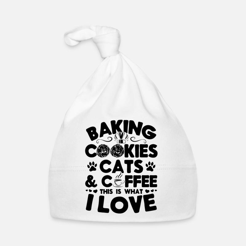 Faire des biscuits Chats et café C’est ce que j’aime - Bonnet bio Bébé