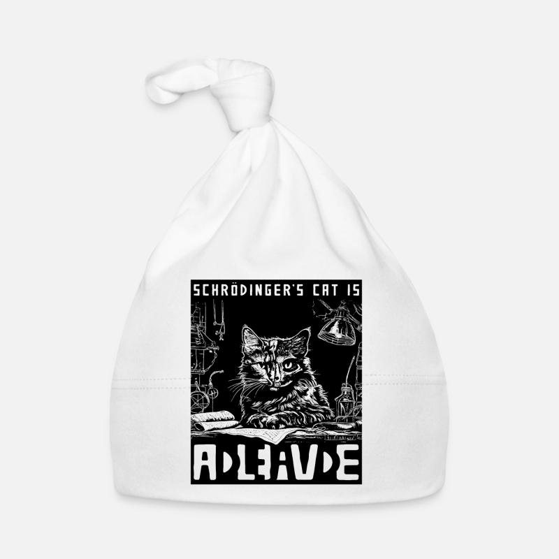 Schrodinger's Cat Dead And Alive Baby Bio-Mütze