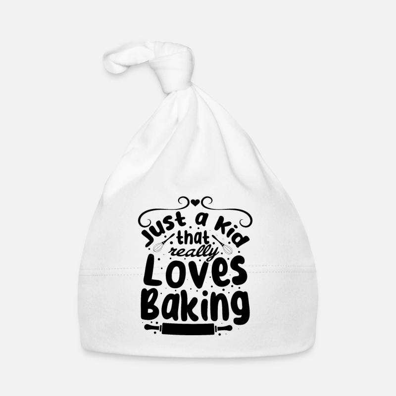 Just A Kid That Really Loves Baking - Baker Kids Organic Baby Cap