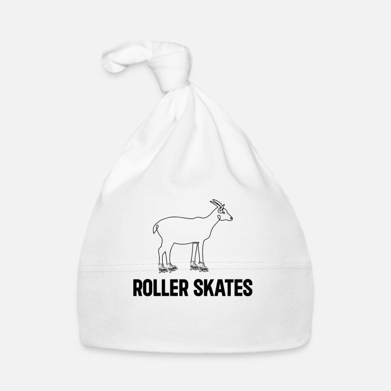 Roller Skating Goat Roller Skates Organic Baby Cap