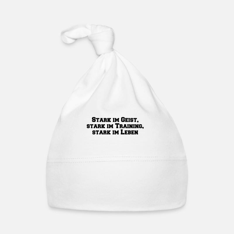 Fitness - Strong in mind, strong in training, Organic Baby Cap