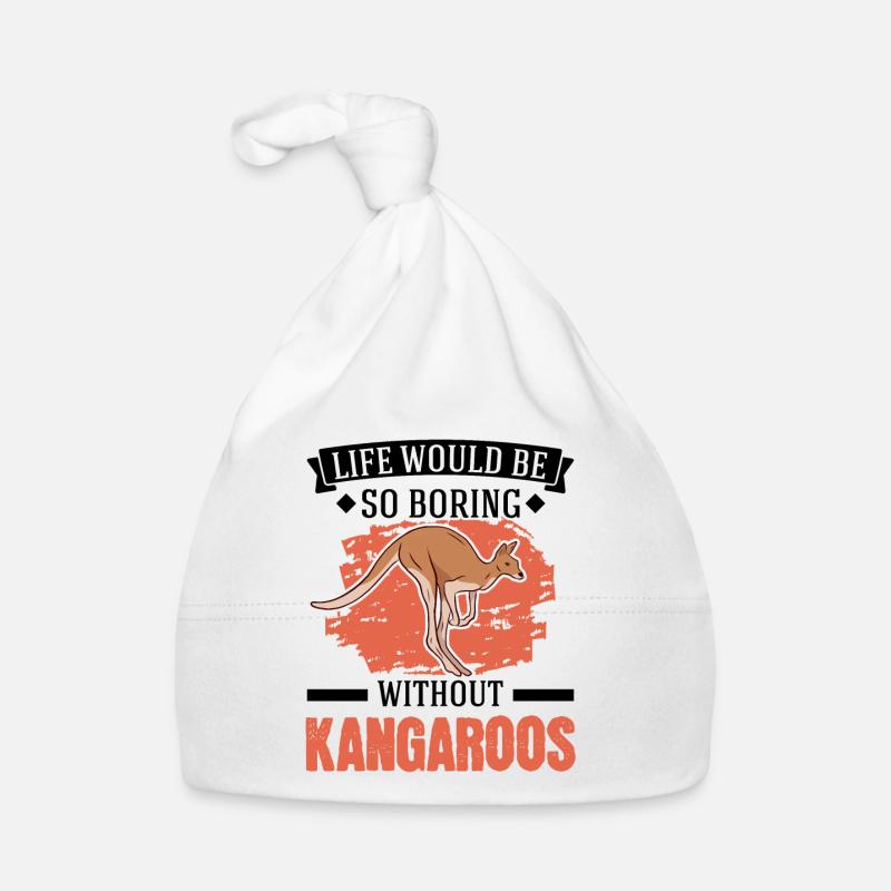 Kangourou d’Australie Kangourou d’Australie Bonnet bio Bébé