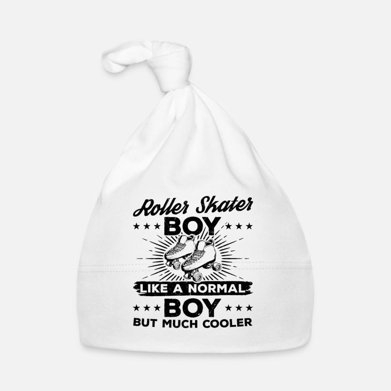 Roller Skater Boy Like A Normal Boy But Much Coole Baby Bio-Mütze