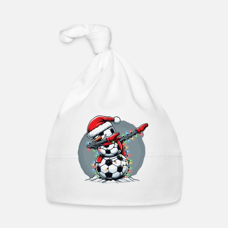 Snowman Dabbing Snowman Dab Snowmen Organic Baby Cap