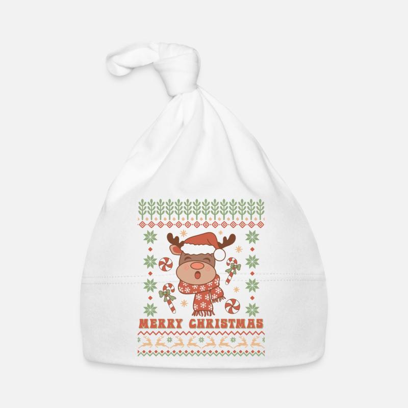 Pull de Noël moche Bonnet bio Bébé