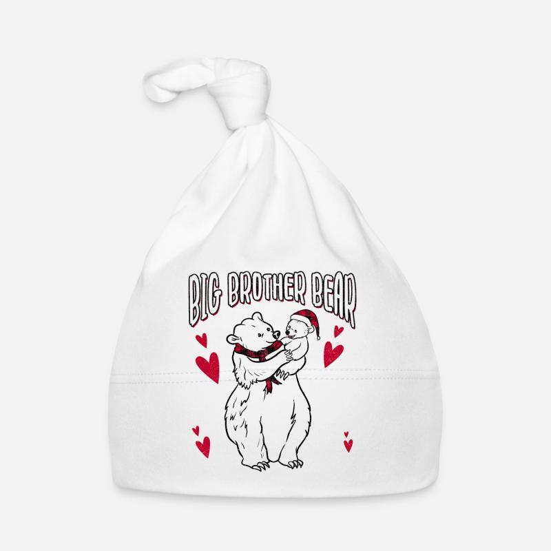 Big Brother Bear Organic Baby Cap