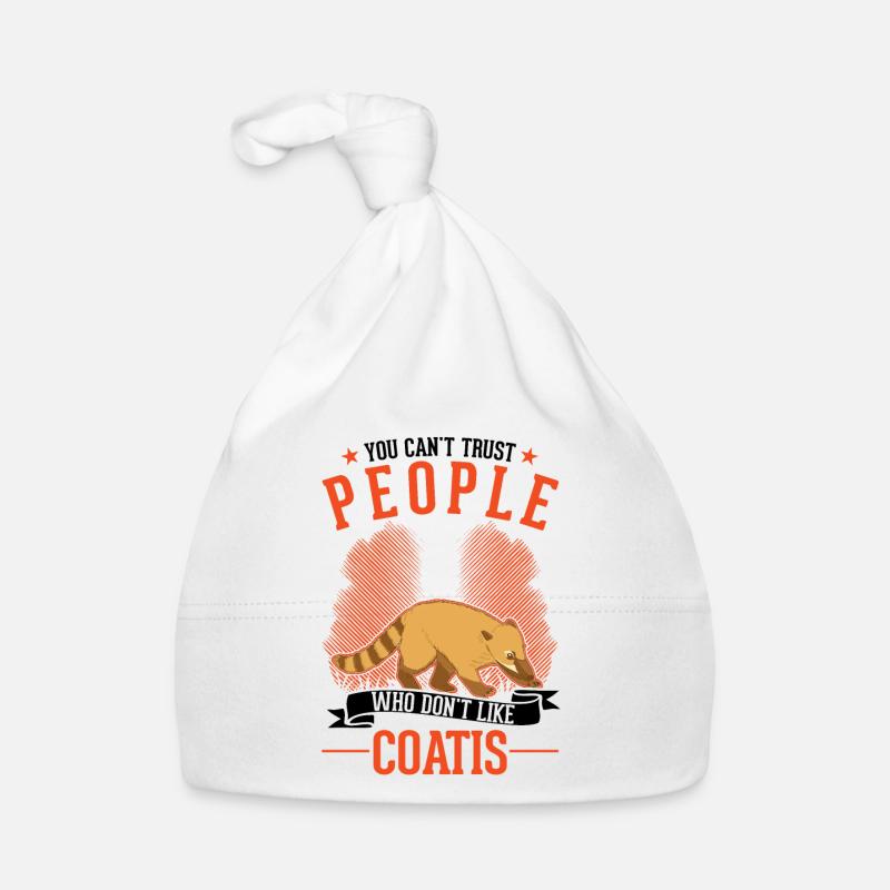 Coati Gift Coati Proboscis Bear Organic Baby Cap