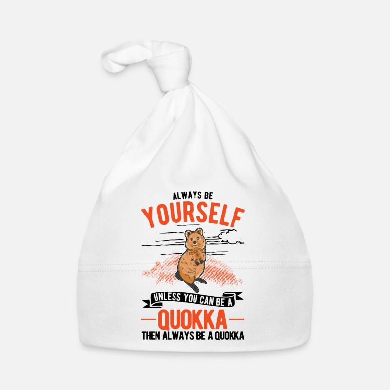 Soyez toujours vous-même Kangourou à queue courte Quokka Bonnet bio Bébé
