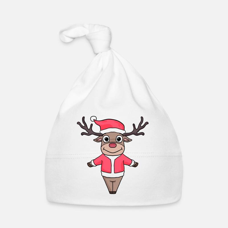 Cerf Noël de Noël Bonnet bio Bébé