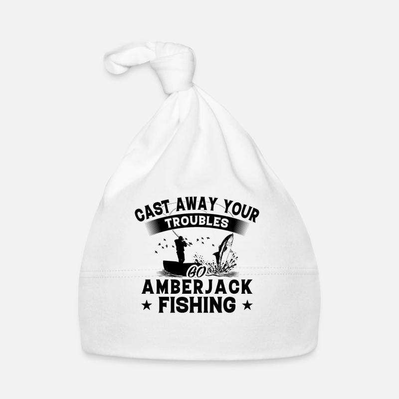 Throw Away - Fish Amberjack Organic Baby Cap