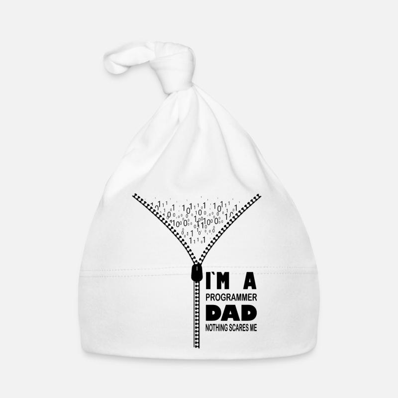 I'm a Programmer Dad Nothing Scares Me Organic Baby Cap