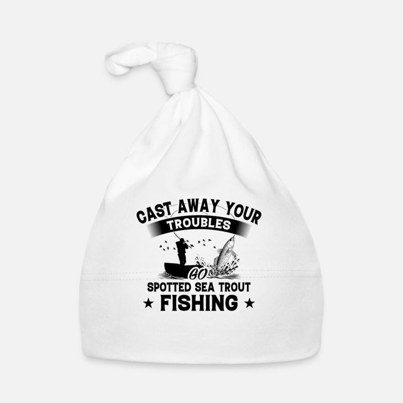 Repoussé - Poisson Truite de mer tachetée Bonnet bio Bébé