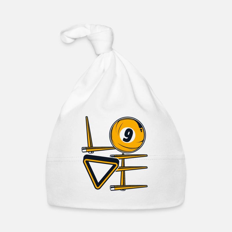 Love Snooker Billard Table de billard Bonnet bio Bébé